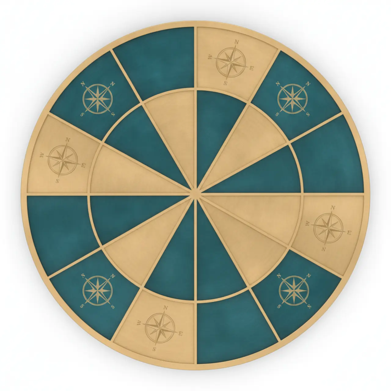 Compass Rose Casino Roulette Board